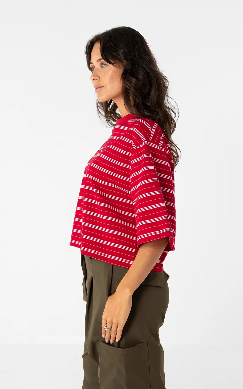 Striped shirt Red White