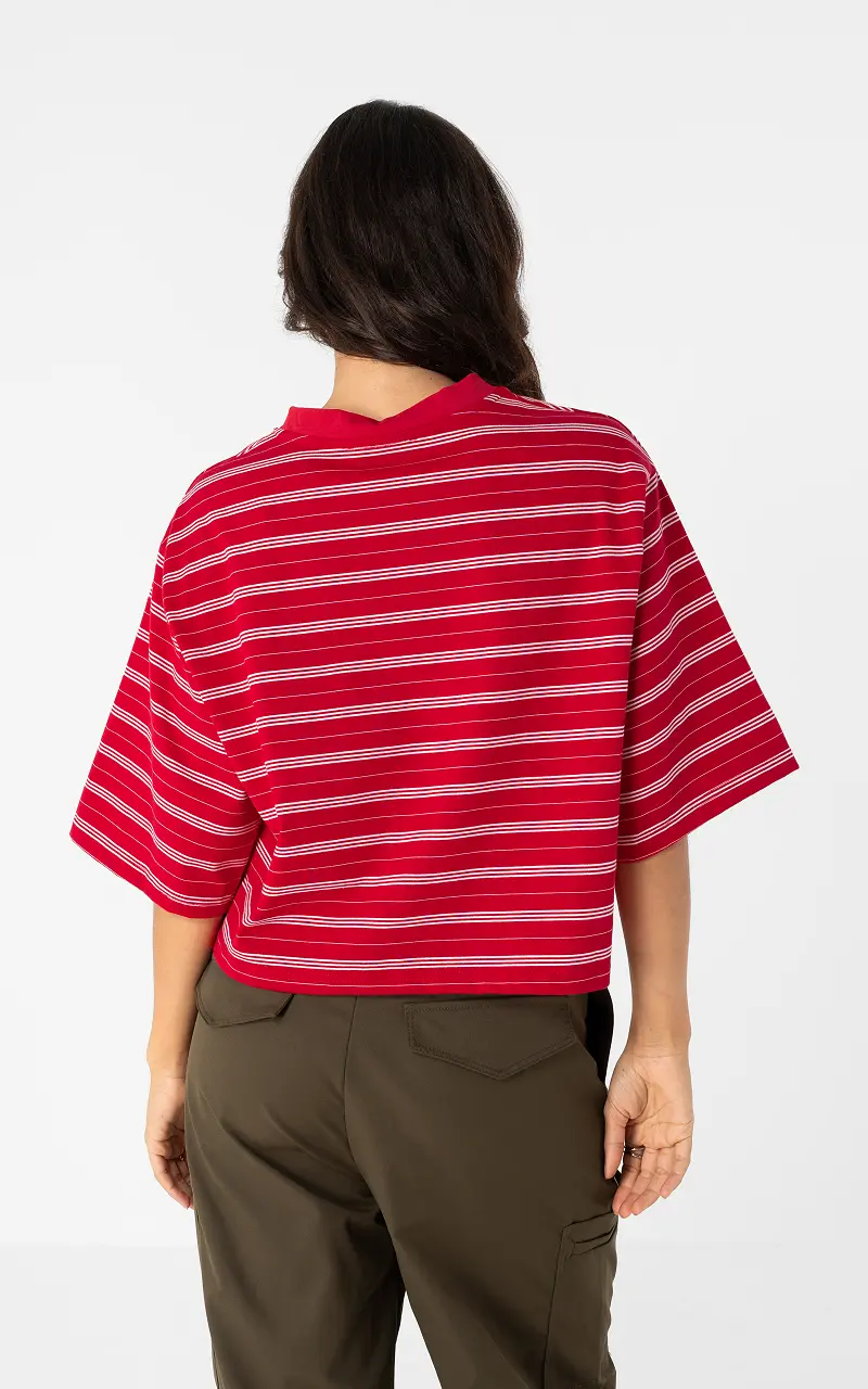 Striped shirt Red White