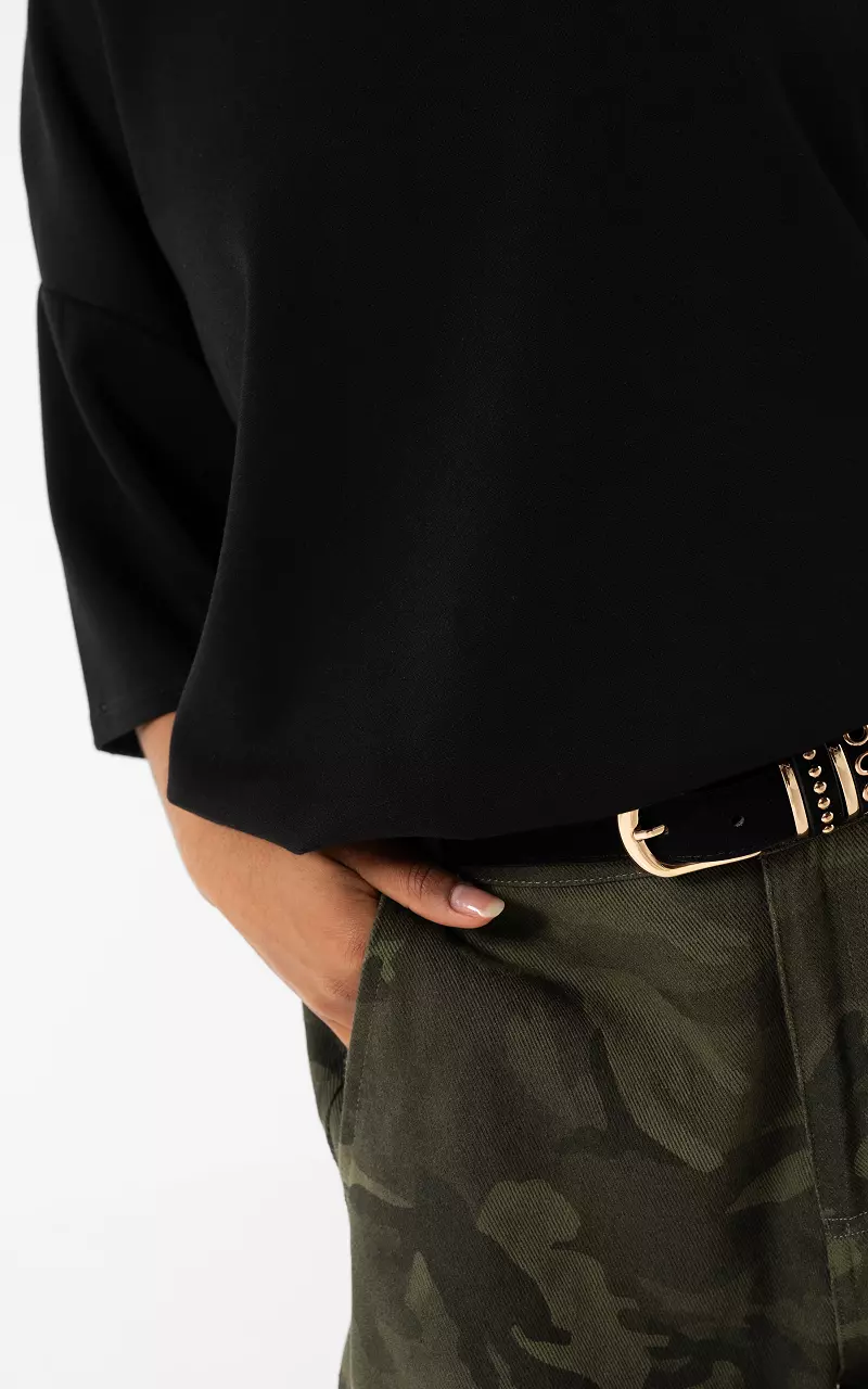 Balloon Shirt Schwarz
