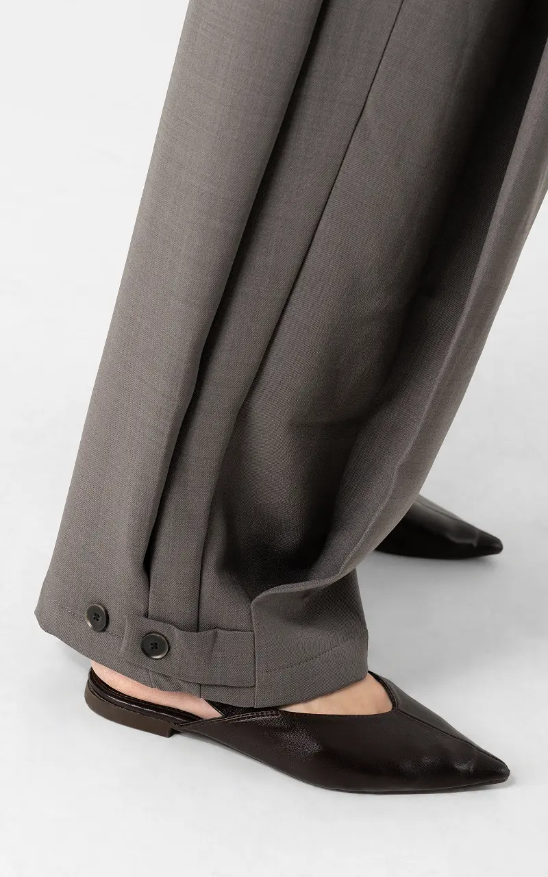 Pantalon balloon fit Gris