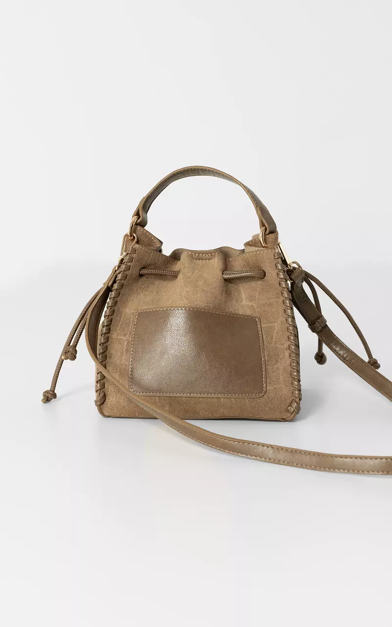 Suede bag Beige