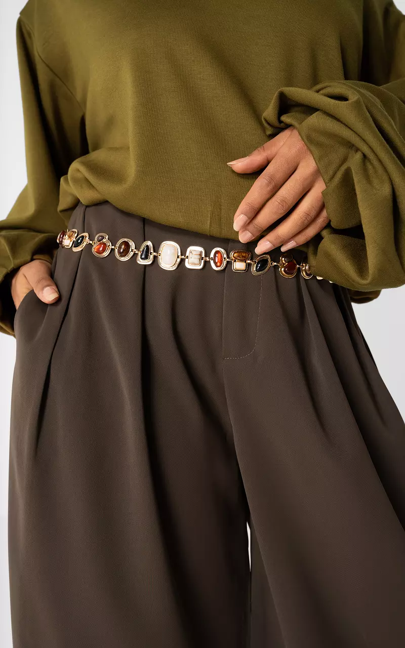 Chain belt Gold
