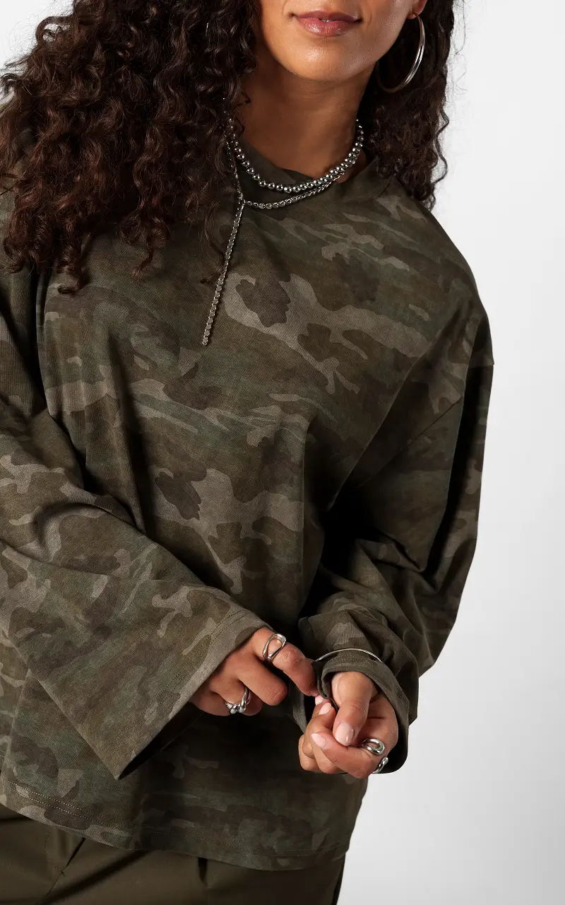 Camo-Longsleeve Camouflage