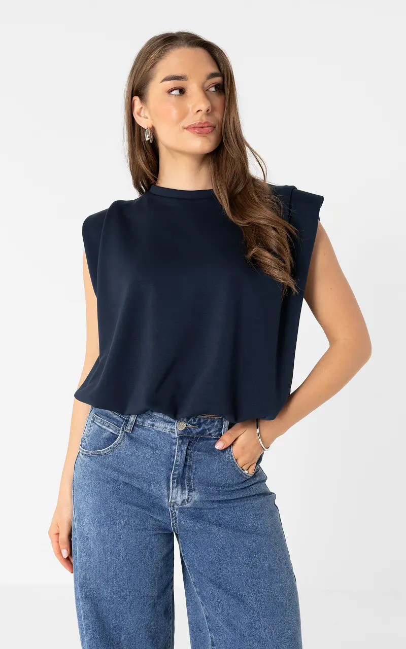 Sleeveless top Dark Blue