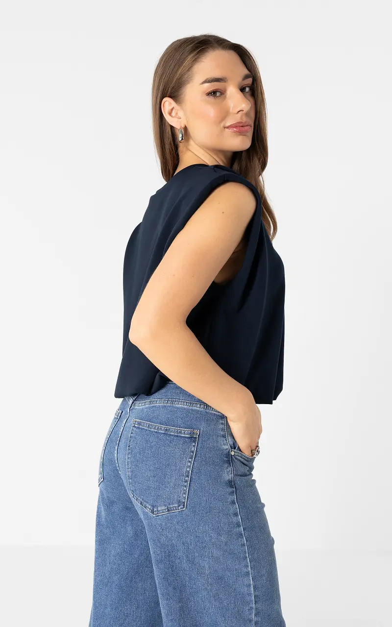Sleeveless top Dark Blue