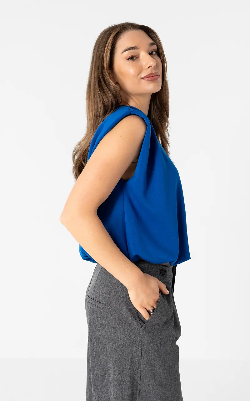 Sleeveless top Cobalt Blue