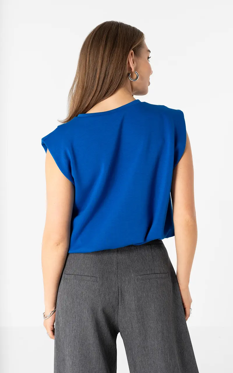 Sleeveless top Cobalt Blue