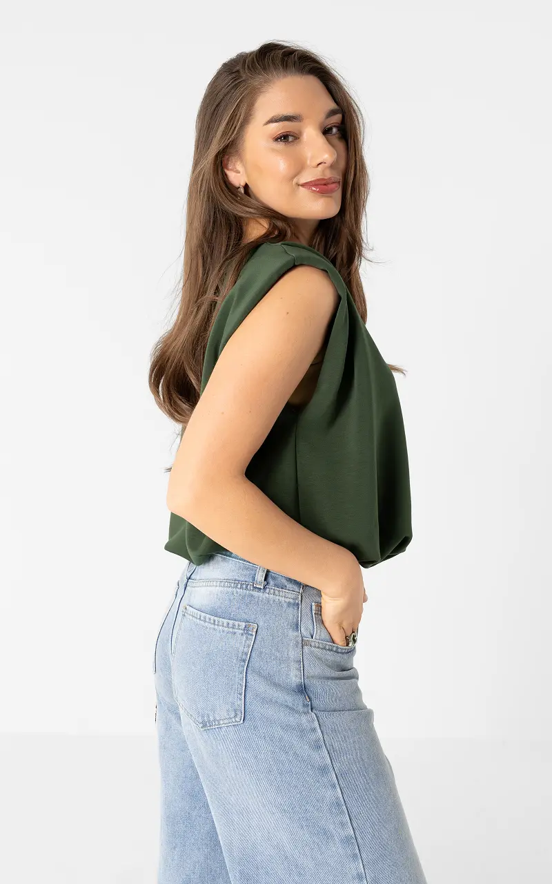 Sleeveless top Green