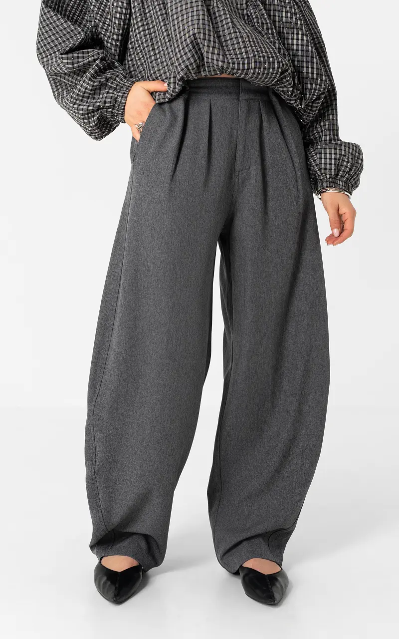 Barrel trousers Dark Grey