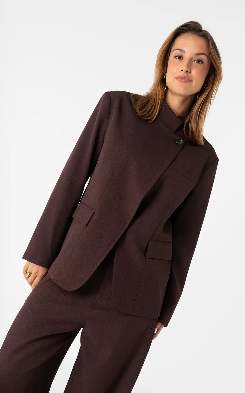 Blazer #110322 Violet Foncé Bordeaux