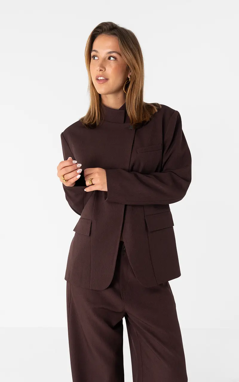 Blazer #110322 Violet Foncé Bordeaux