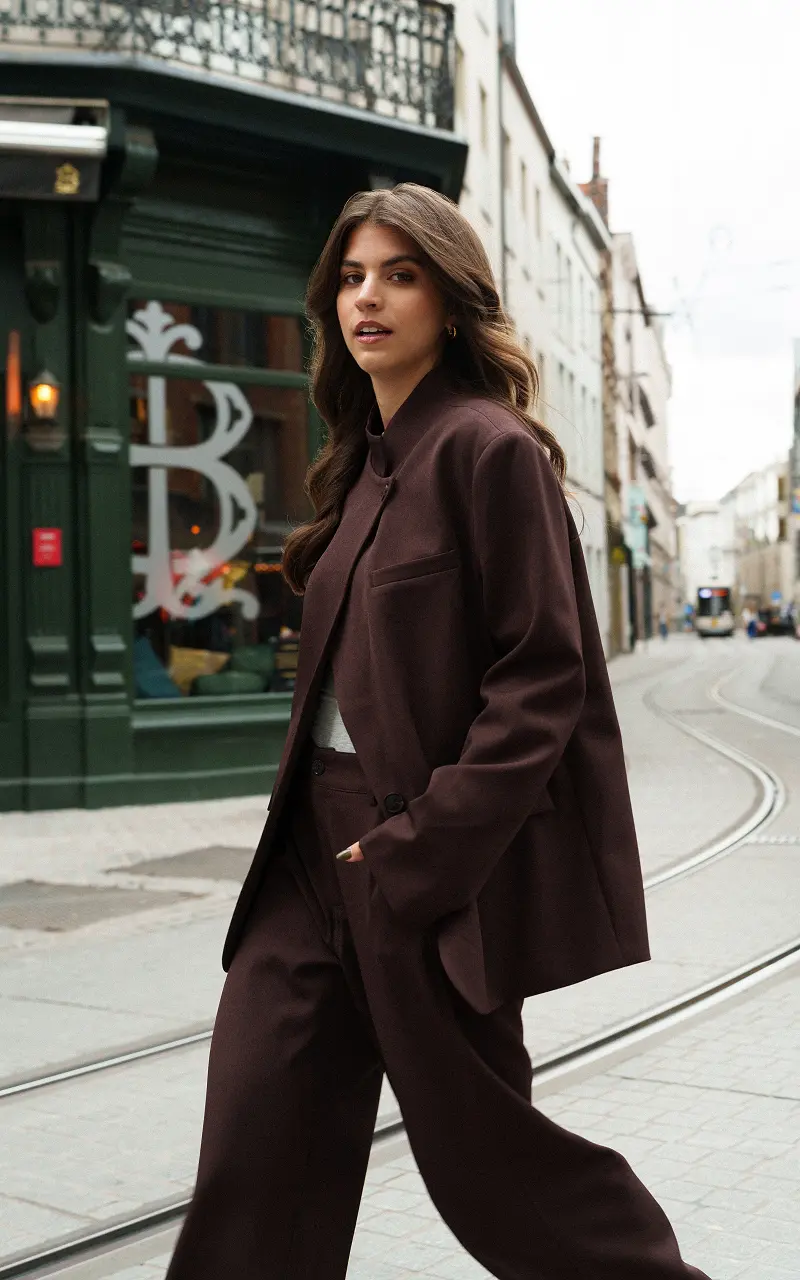 Wrap blazer Dark-Purple