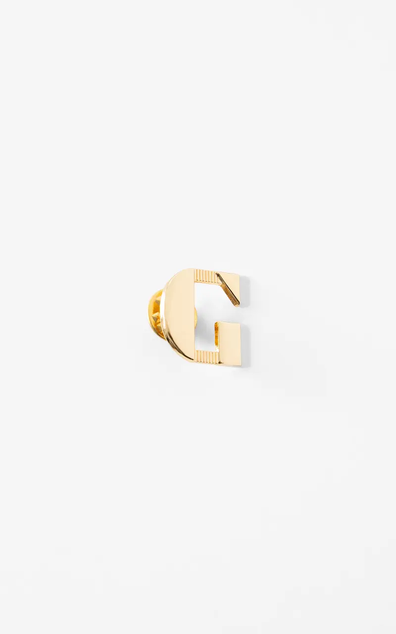 Letter G broche Goud