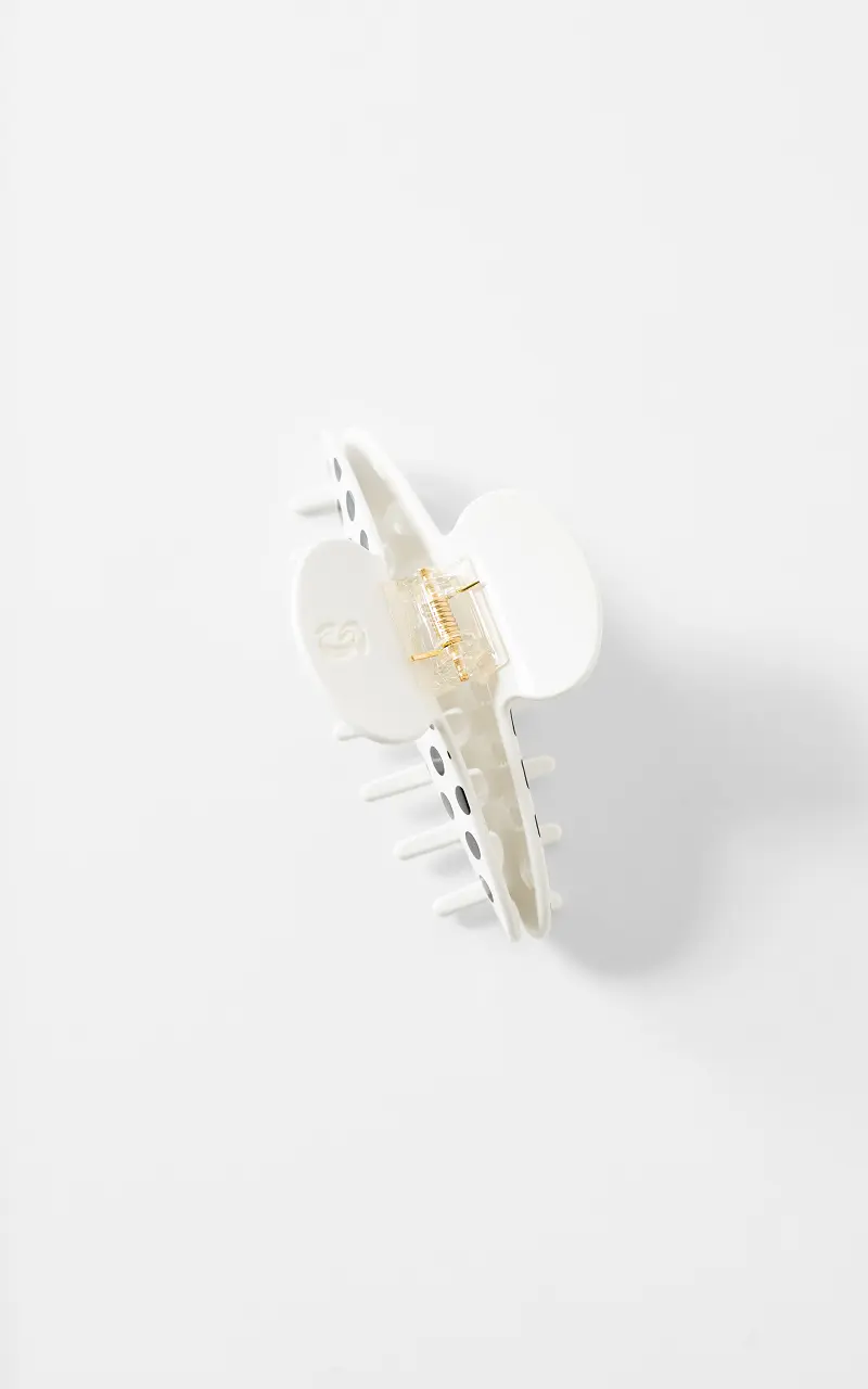 Haarclip Wit Zwart