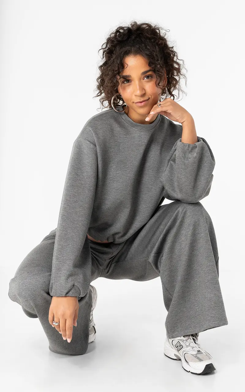 Balloon sleeve jumper Dark Grey