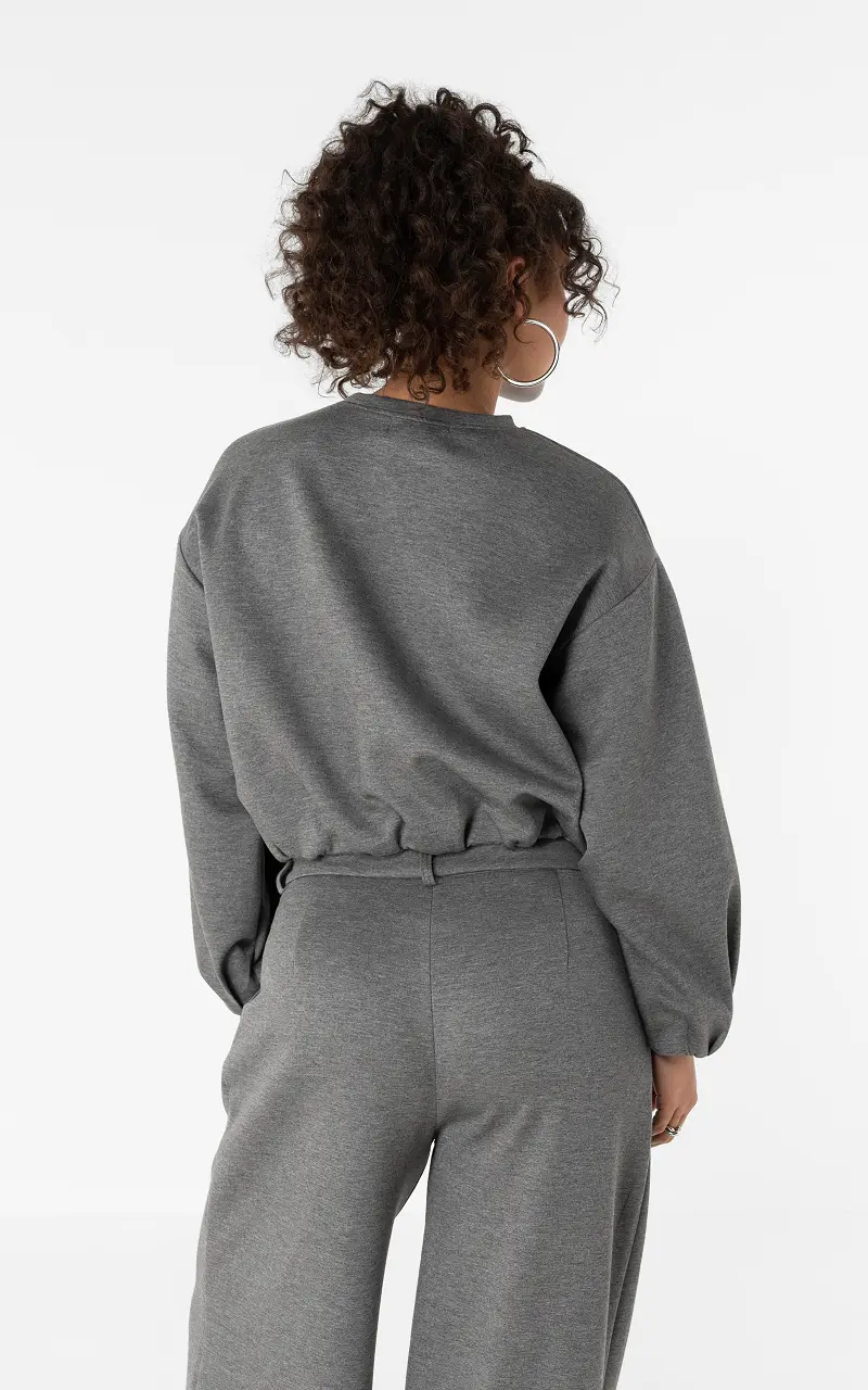 Balloon sleeve jumper Dark Grey