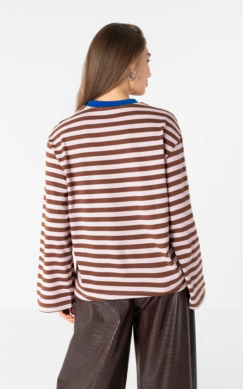Catalog longsleeve Pink Brown