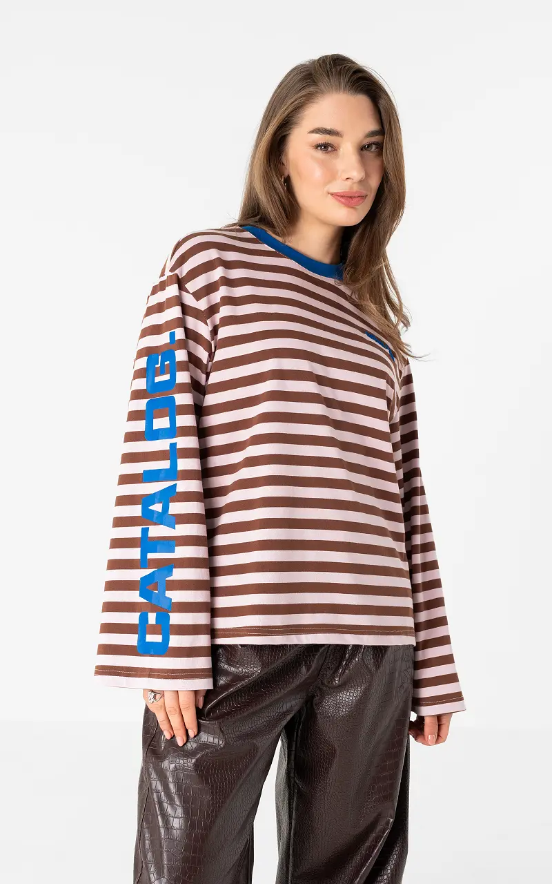 Catalog longsleeve Pink Brown