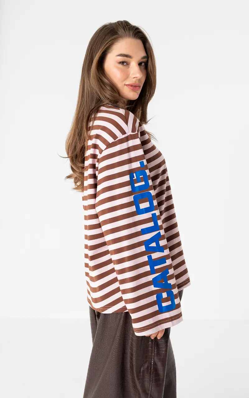 Catalog longsleeve Pink Brown