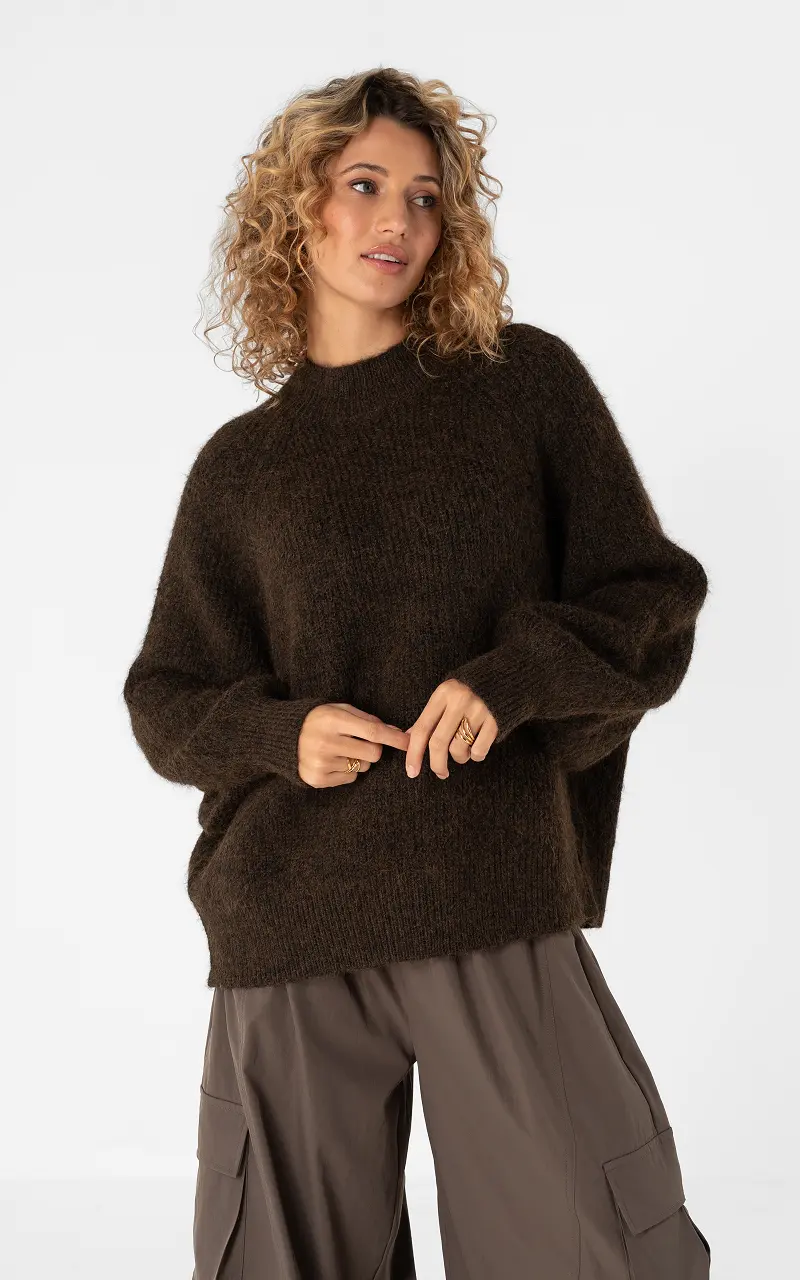 Oversized sweater Brown