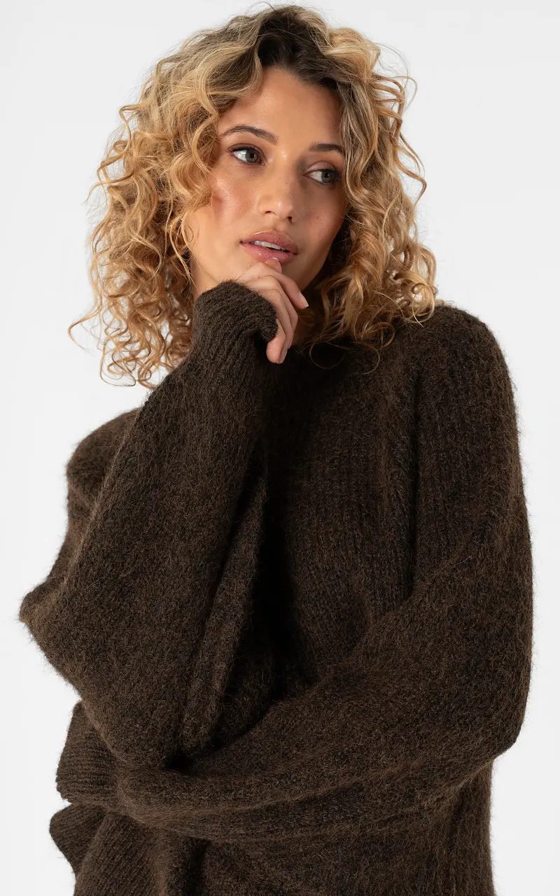 Oversized sweater Brown