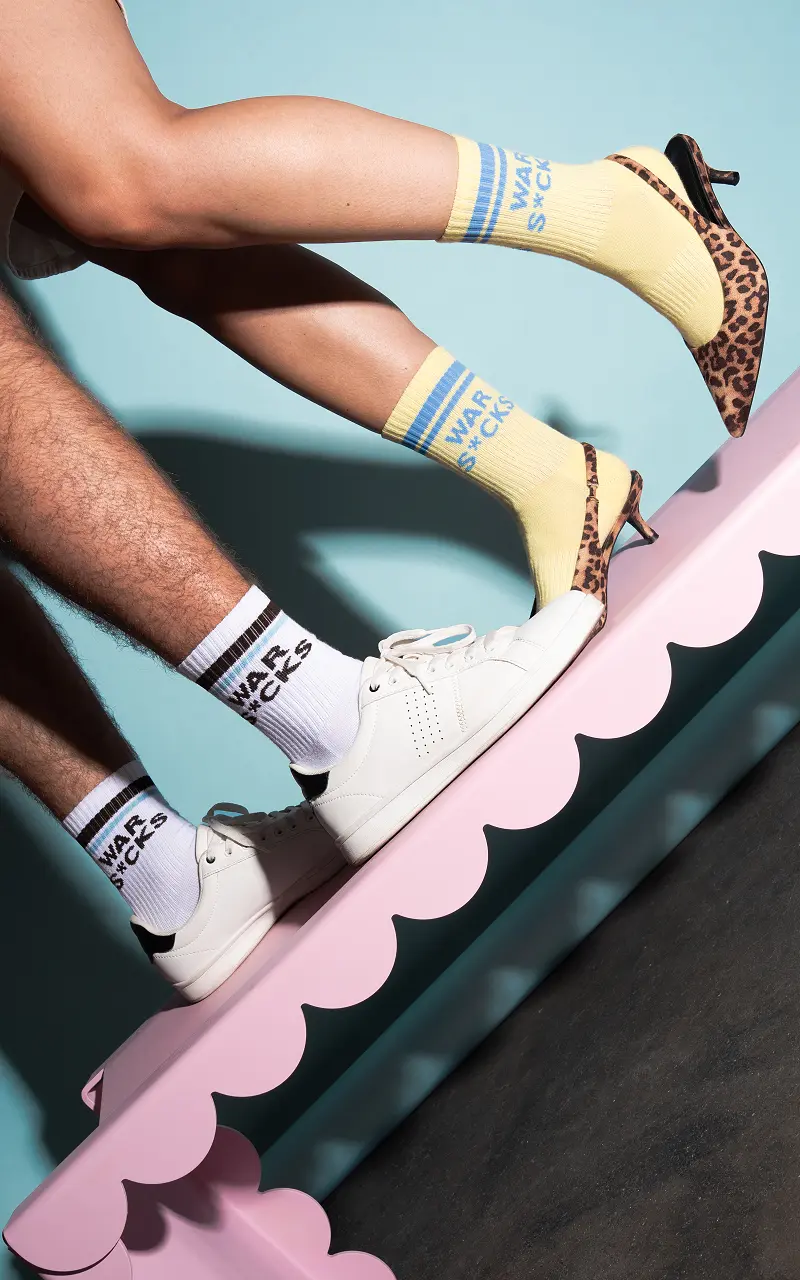 War S*cks Socken Gelb Blau
