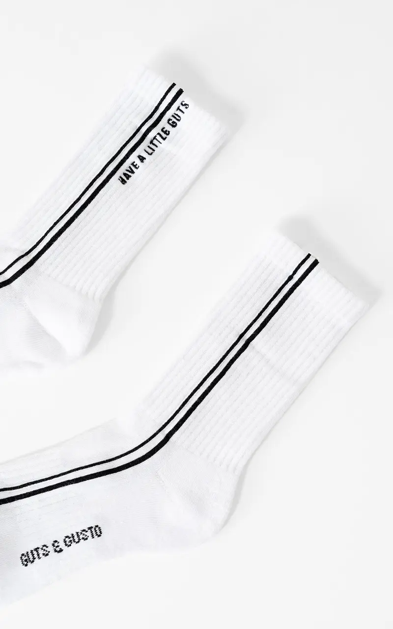 Sock Guts White Black