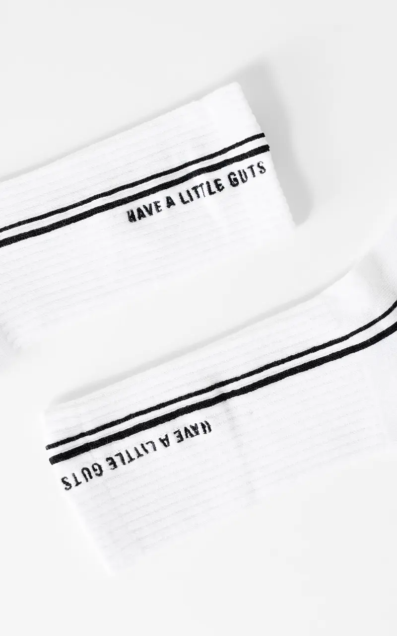 Sock Guts White Black