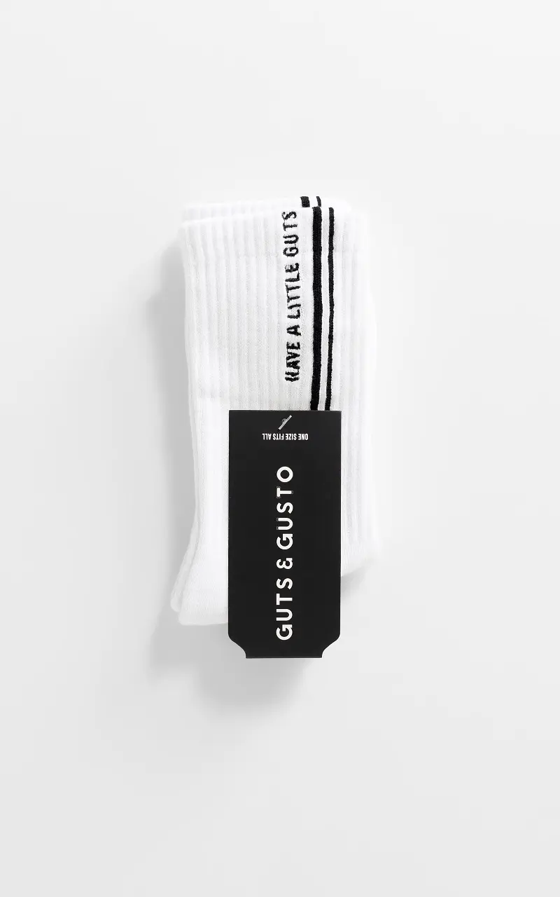 Sock Guts White Black