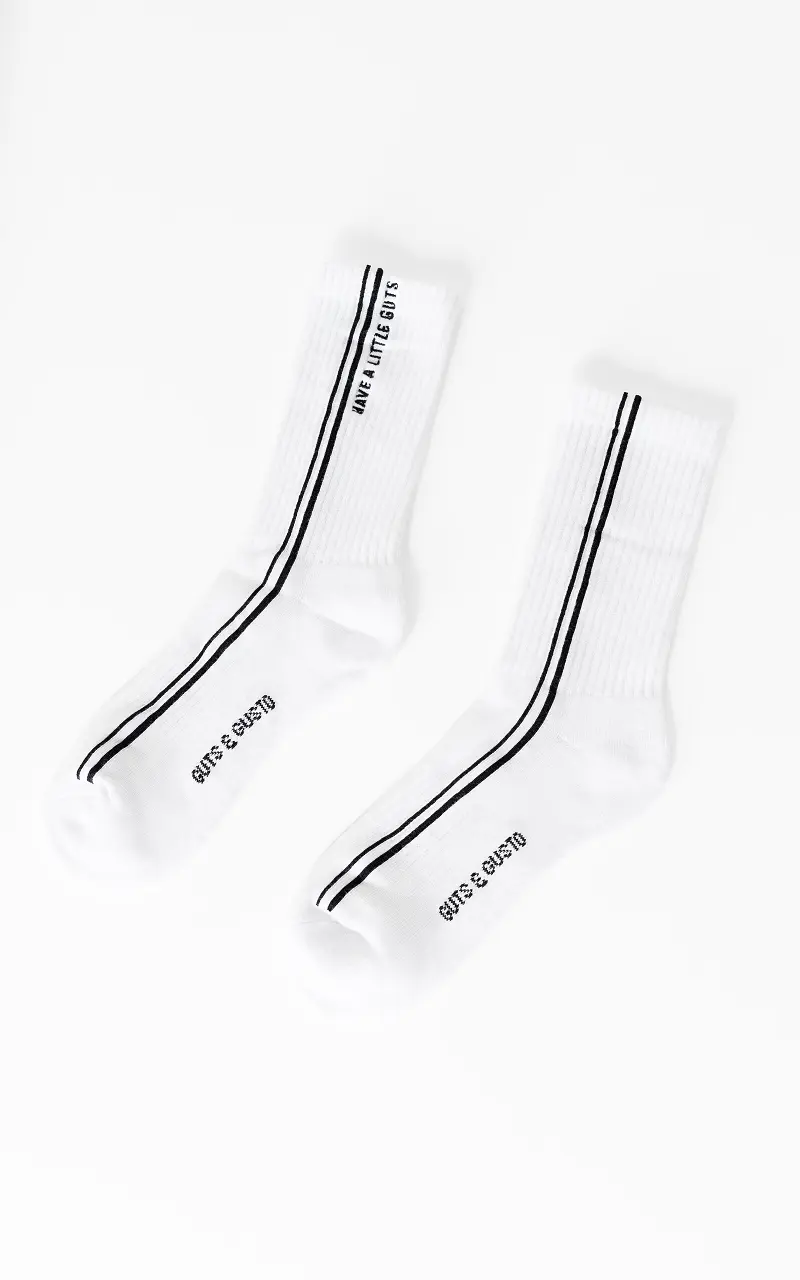Sock Guts White Black