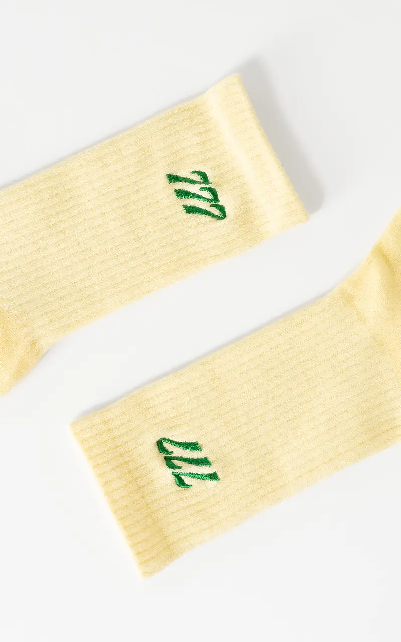 Sock 777 Yellow Green