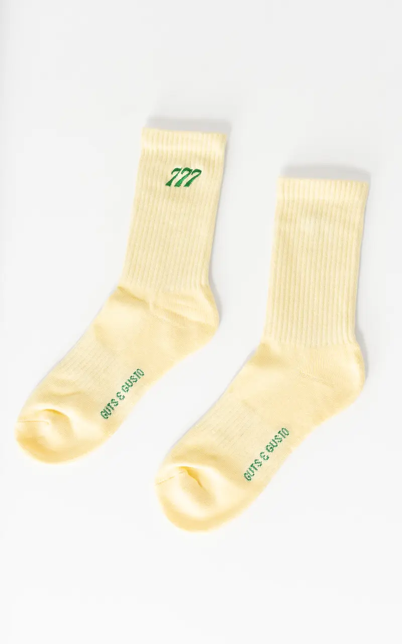 Sock 777 Yellow Green