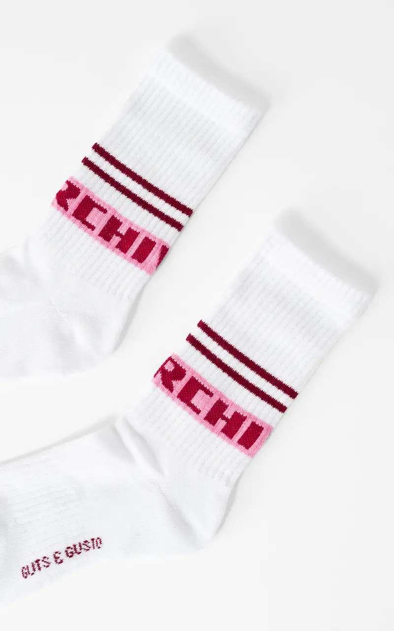Sock archive White Red