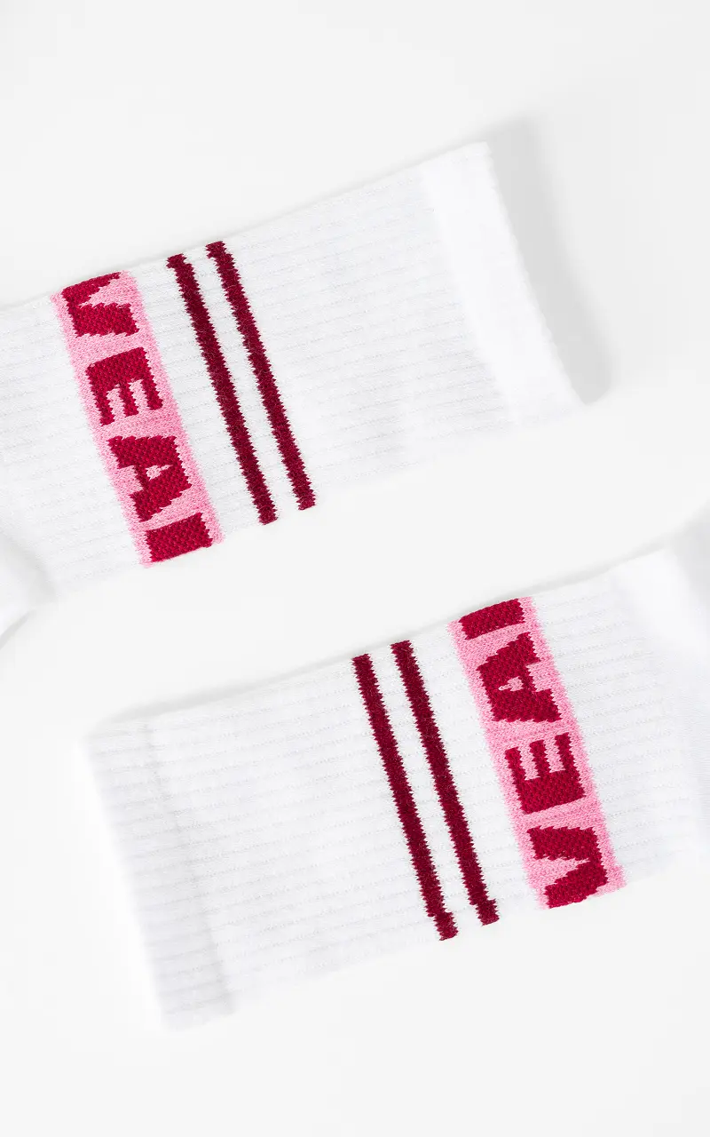 Sock archive White Red
