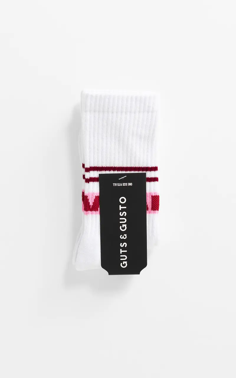 Sock archive White Red