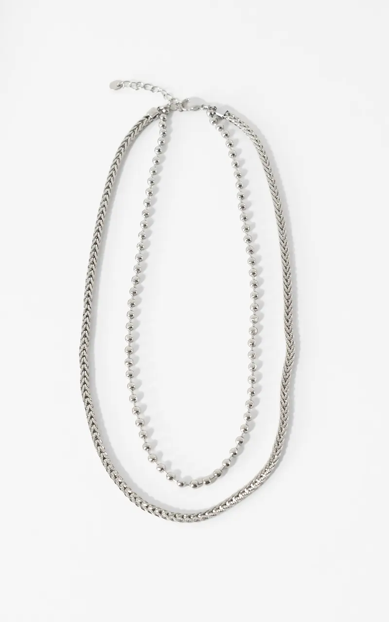 Duo-Chain-Kette Silber