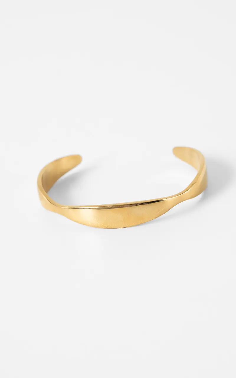 Open cuff bracelet Gold