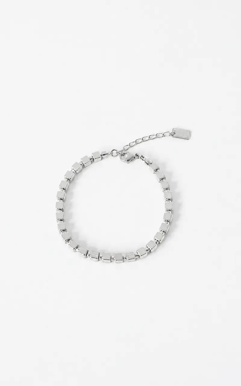 Cube bracelet Silver