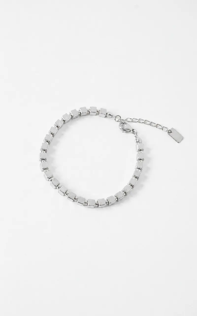 Cube bracelet Silver
