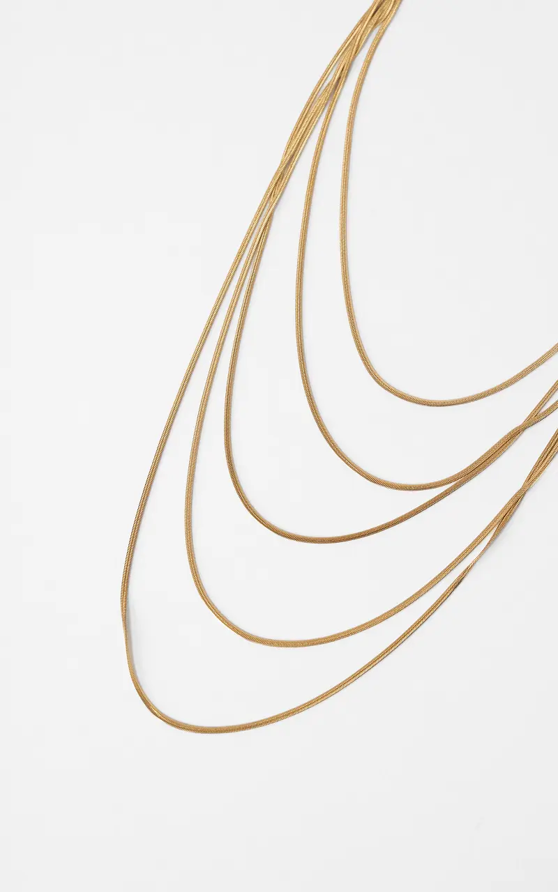 Layered necklace Gold