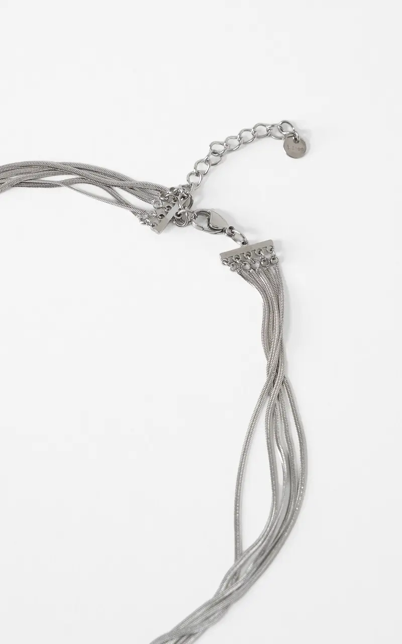 Layered necklace Silver