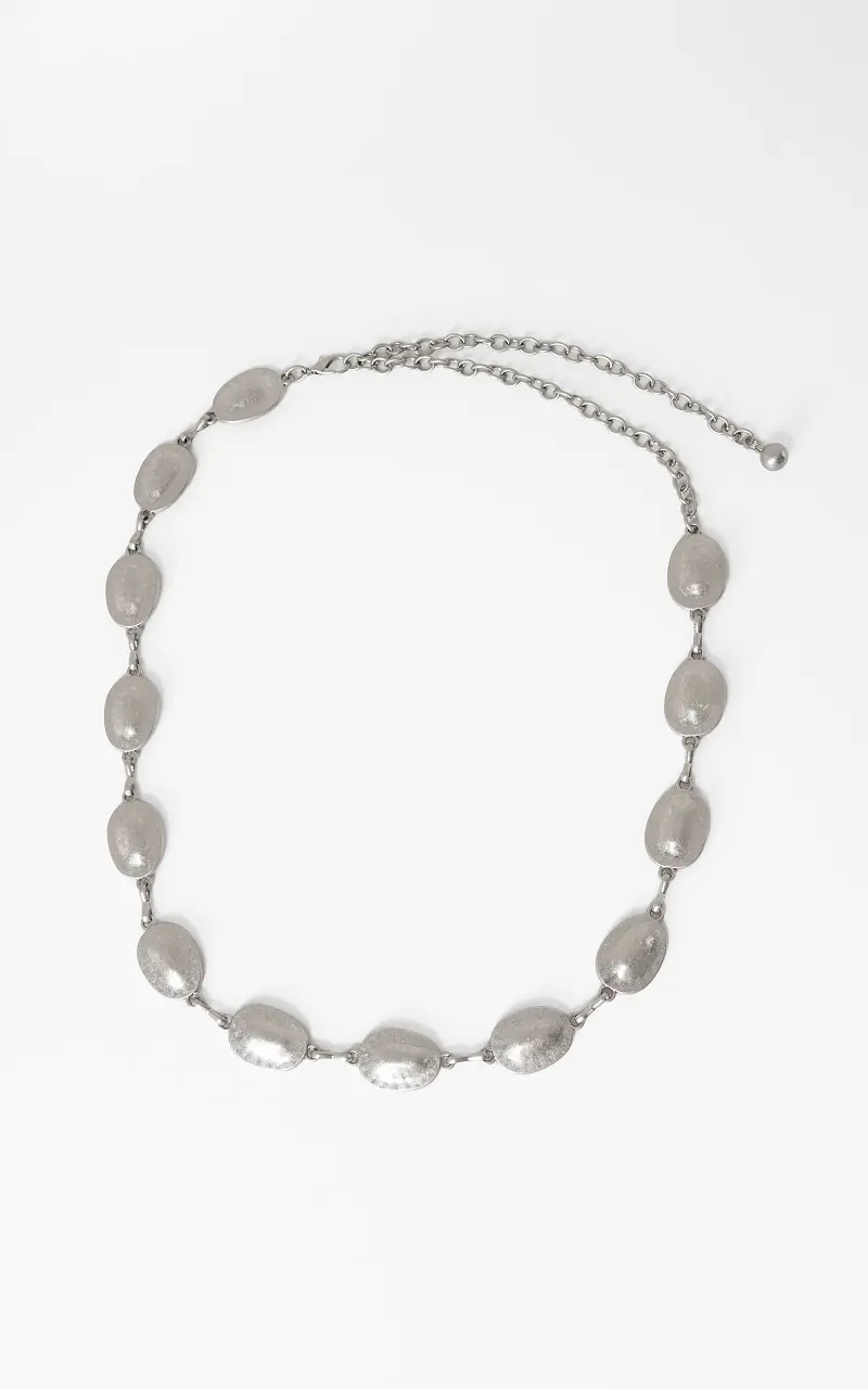 Ketting riem Zilver