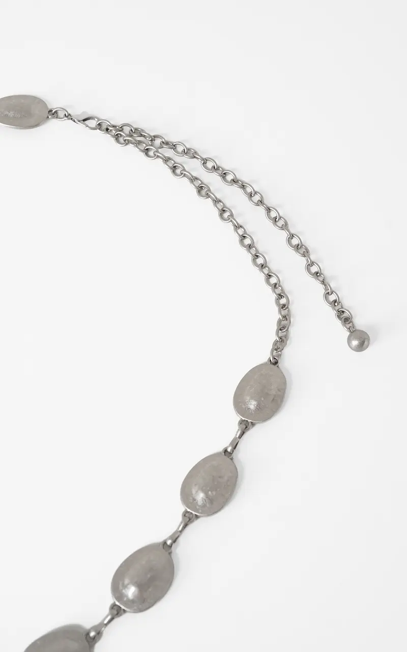 Ketting riem Zilver