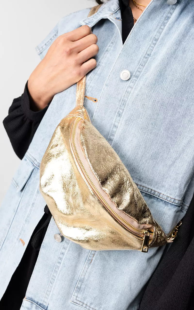 Gold bum bags sale