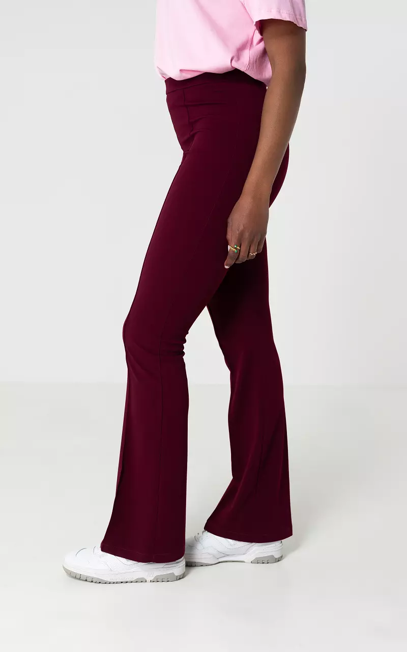 Tailored trousers - Dark red - Ladies | H&M IN