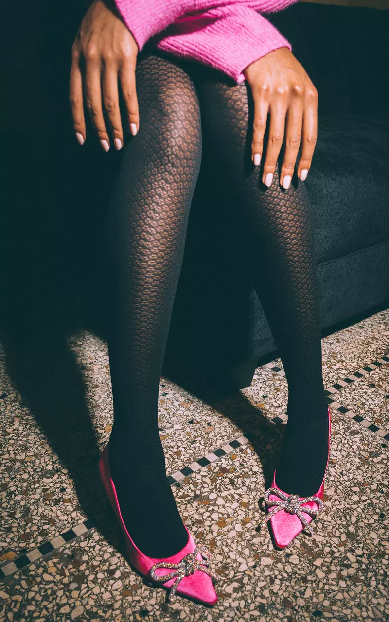 Tights with pattern - Black, Guts & Gusto