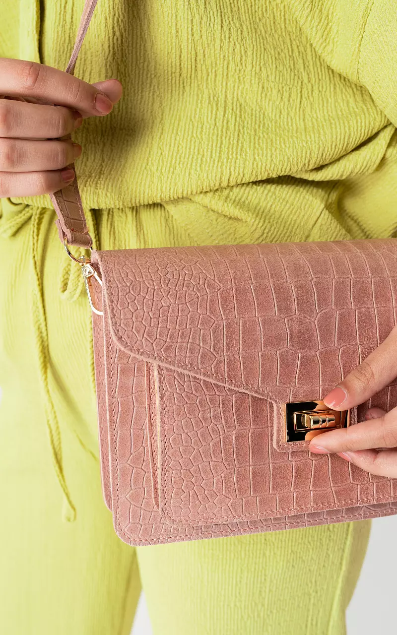 Mauve pink clutch discount bag