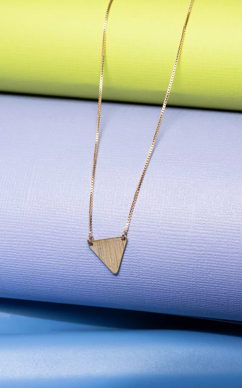 Buy BHIMA Jewels 22K Hallmark (916) Purity Yellow Gold Triangle Pendant  Necklace at Amazon.in