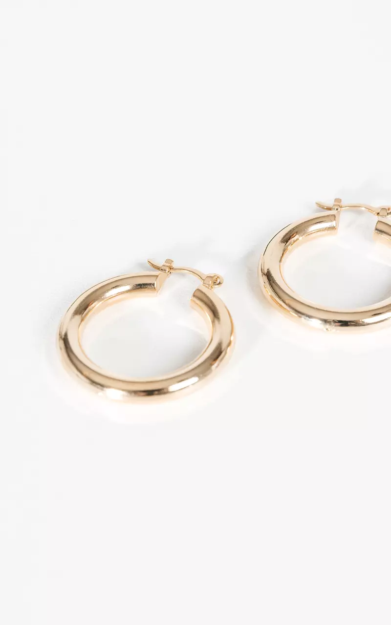 Gold filled creolen Goud
