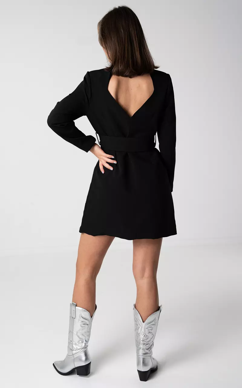 Blazer best sale dress zwart